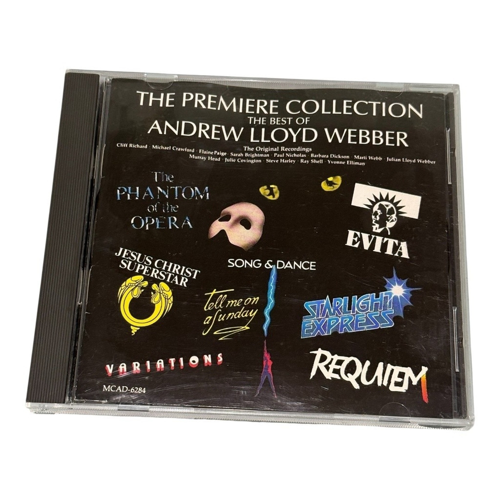 Vintage Andrew Lloyd Webber CD The Premiere Collection Best Musical Soundtracks